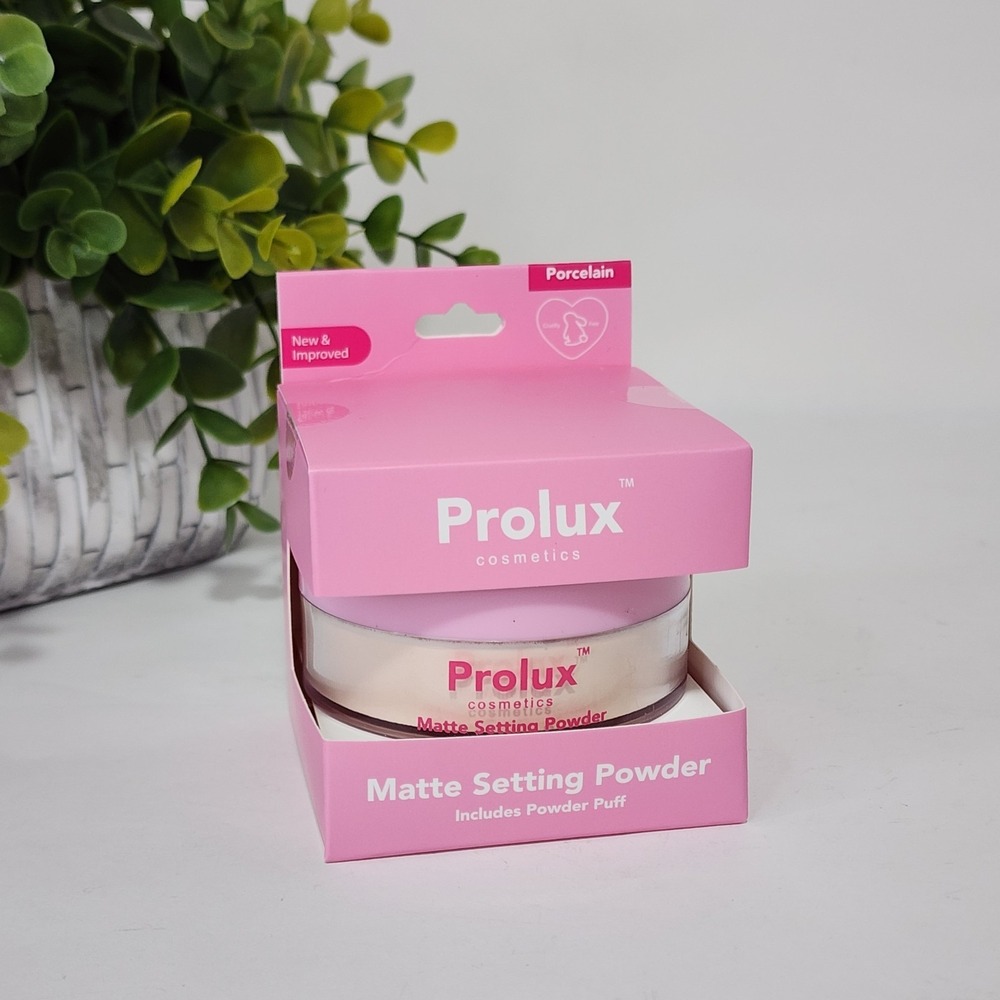 Prolux Cosmetics Matte Setting Powder Porcelain Loose Finishing Powder 0.35oz